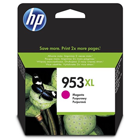 HP F6U17AE - inkoust Magenta (purpurový) XL NO. 953XL pro HP Officejet Pro 8210/18, 8710/30/40