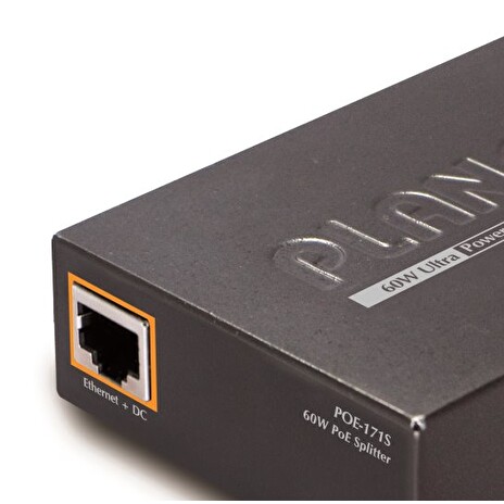 PLANET POE-171S PoE splitter, 1x 10/100/1000 PoE 60W 802.3ath