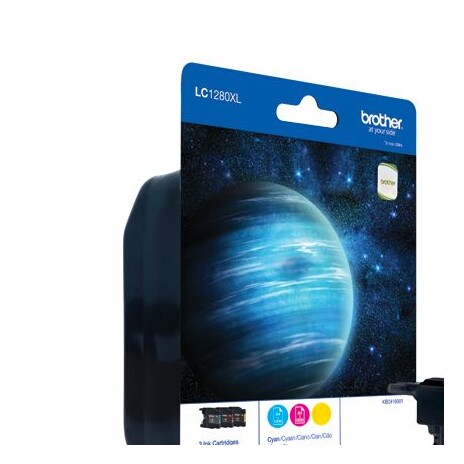 BROTHER INK LC-1280XLRB Ink azurový/purpurový/žlutý pro MFC-J6910DW