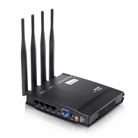 Netis WF2880 WiFi Router AC1200, WiFi a/b/g/n/ac 300+867Mbps (2.4+5GHz), 1x WAN + 4x LAN 1Gb, USB 2.0 port, fixní anténa