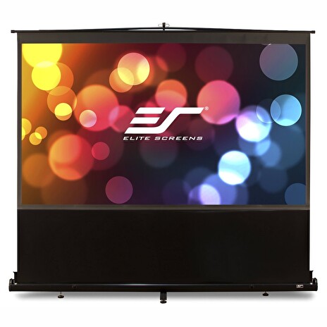ELITE SCREENS plátno teleskopické od podlahy vzhůru 100" (254cm)/ 16:9/ 124,5×221,5cm/ gain 1.1/ case černý