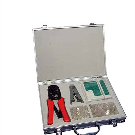 DATACOM NETWORK KIT 1 (krimp 8p+6p, Stripper, Tester, plugy)