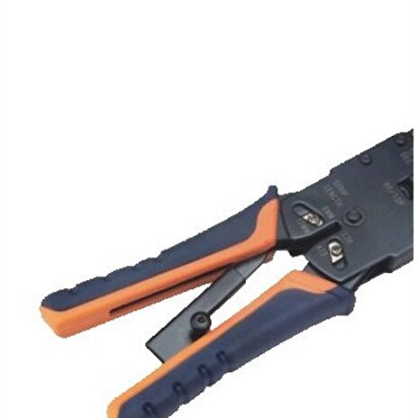 DATACOM Konektorovací kleště PROFI 8P+6P+4P OR/BL račna (RJ45,12,1
