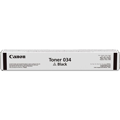 Canon originální toner 034 BK iR-C1225, C1225iF/ Černý