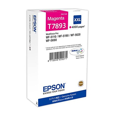 Epson inkoustová náplň/ C13T789340/ WF-5620/ WF-5690/ XXL/ Magenta