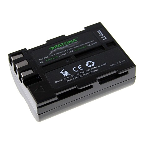 PATONA baterie pro foto Nikon EN-EL3e 2000mAh Li-Ion Premium