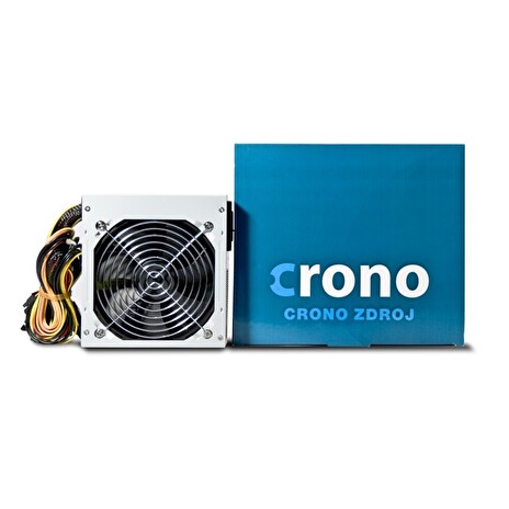CRONO zdroj PS400Plus/ 400W/ 12cm fan/ Active PFC/ Erp < 0.5W/ 2x SATA/ retail balení/ 80+/ šedý