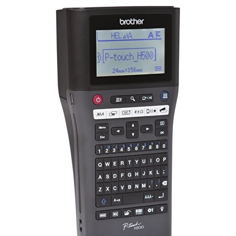 BROTHER tiskárna štítků PT-H500 - 24mm, pásky TZe, mobilní, Profesionální PC Tiskárna Štítků - popisovač