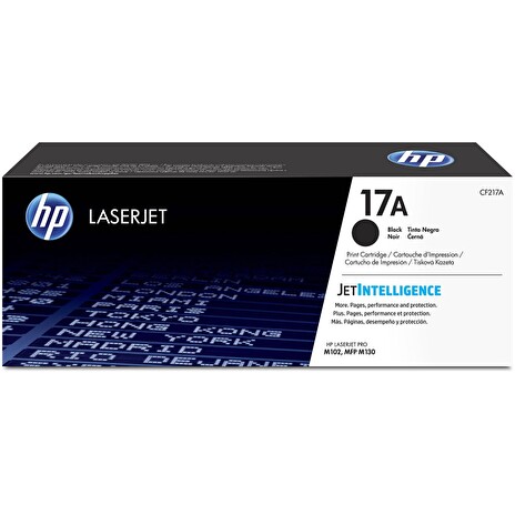 HP 17A - originální - toner černý, 1 600 stran, vhodné pro HP LJ Pro M102, MFP M130, CF217A