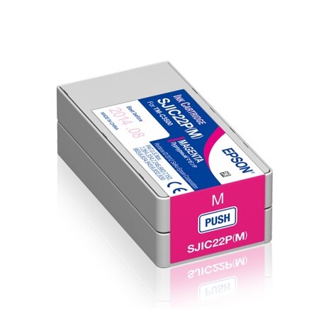 Epson SJIC22PM - inkoust magenta (purpurová) pro tiskárnyTM-C3500