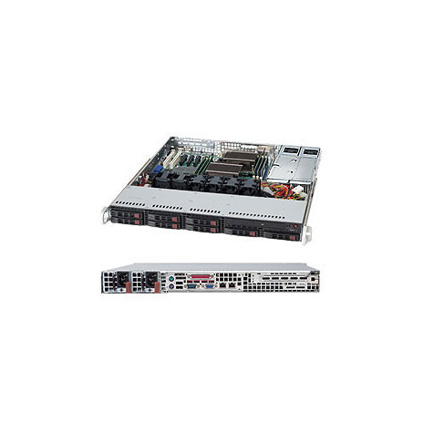 SUPERMICRO 1U chassis 8x 2,5" HS SAS/SATA, 2x700W (Gold)