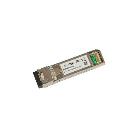 MikroTik optický modul SFP+, MM, 1/10Gbit, 850nm, LC duplex; dosah 300m
