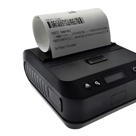 Cashino přenosná pokladní termotiskárna PTP-III, rychlost 50-80mm/s, až 80mm, USB, QR+Bar kódy, BT: Android, iOS