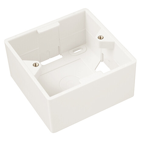 Solarix Box na/pod omítku pro zásuvku SX9 bílý 80 x 80 x 32mm