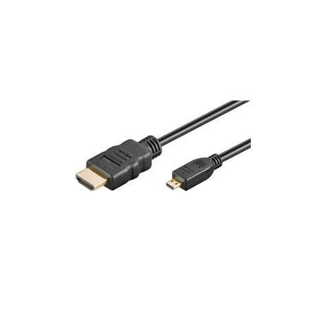 PremiumCord 4K Kabel HDMI A - HDMI micro D, 1m