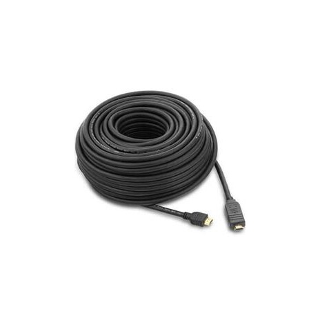 PremiumCord HDMI High Speed with Ether. kabel se zesilovačem, 10m, 3x stínění, M/M, zlacené konektory, černý