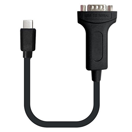 PremiumCord Konvertor USB 3.1 (typ C) na RS232/ 20cm/ černý