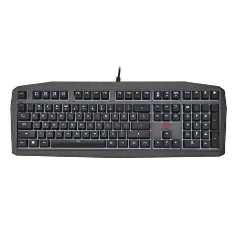Trust GXT 880 Mechanická herní klávesnice / LED podsvícení / 1000Hz / paměť / 4 makro klávesy / USB