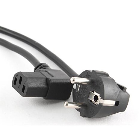 GEMBIRD Kabel síťový 1,8m VDE 220/230V napájecí, pravoúhlý konektor