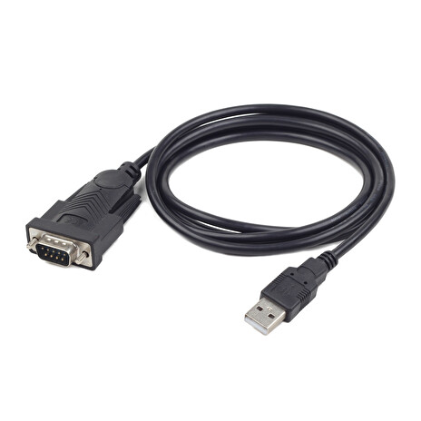 GEMBIRD Kabel adapter USB-serial 1,5m 9 pin (com), černý