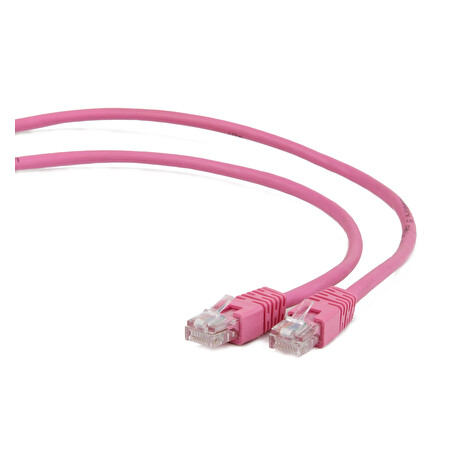 Gembird Patch kabel RJ45, cat. 5e, UTP, 5m, růžový