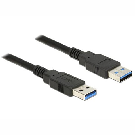 Delock Cable USB 3.0 Type-A male > USB 3.0 Type-A male 0.5m black