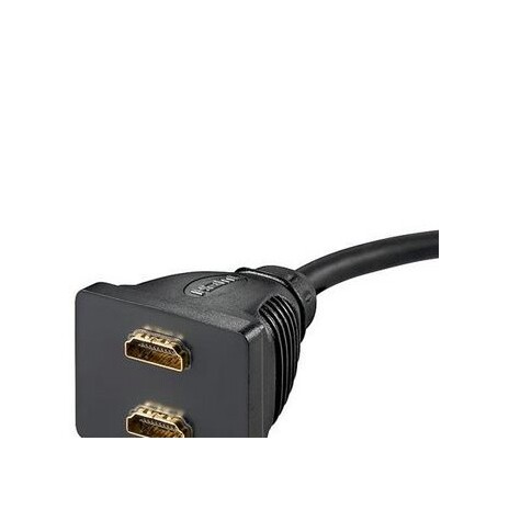 PremiumCord rozdvojka HDMI M - 2x F konektory/ 30cm/ černá