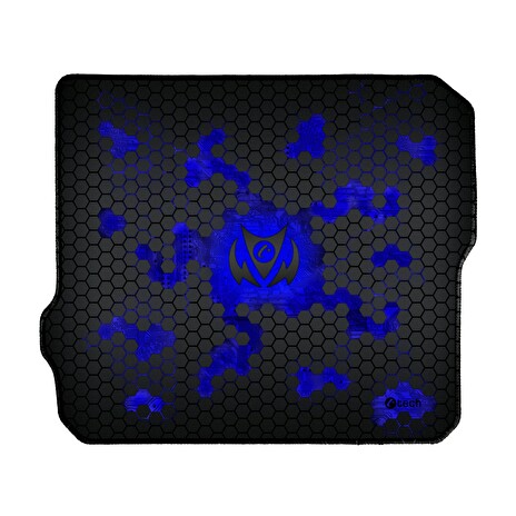 C-TECH herní podložka pod myš ANTHEA CYBER BLUE, 320x270x4mm, obšité okraje