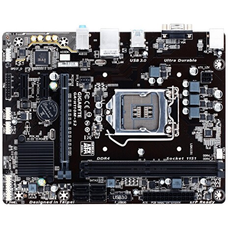 GIGABYTE MB Sc LGA1151 H110M-S2, Intel H110, 2xDDR4, VGA, mATX