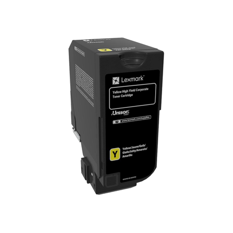 Lexmark - Vysoká výtěžnost - žlutá - originál - kazeta s barvivem LCCP, Lexmark Corporate - pro Lexmark CS725de, CS725dte