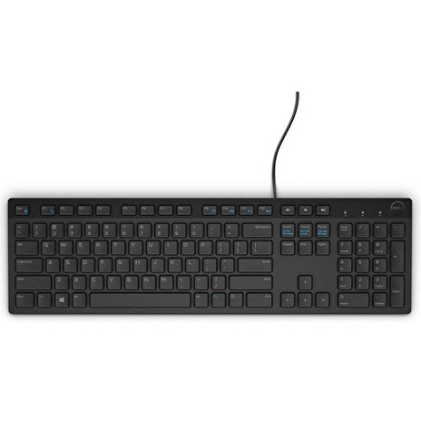 DELL klávesnice KB216/ multimediální/ Azerty/ Francouzská/ USB/ drátová/ černá