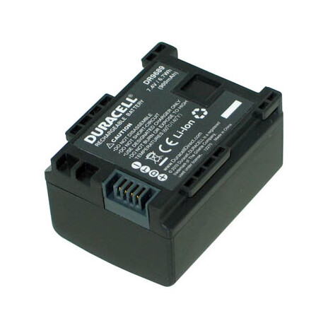 DURACELL Baterie - DR9689 pro Canon BP-808, černá, 850 mAh, 7.4V