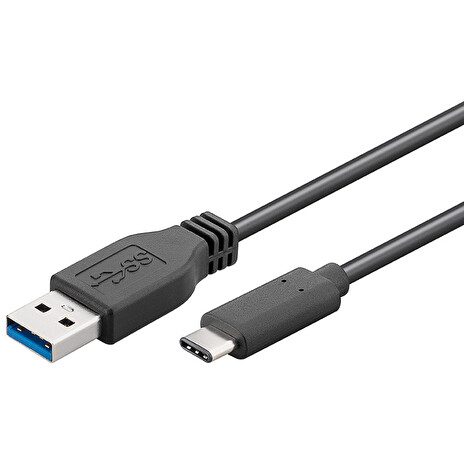 PremiumCord Kabel USB 3.1 konektor C/male - USB 3.0 konektor A/male, 1m