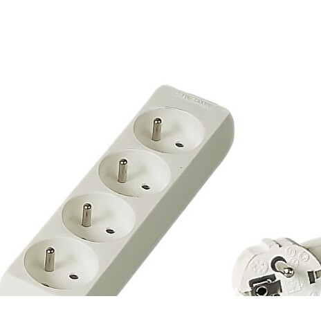 Kabel PremiumCord prodlužovací přívod 230V 3m 4 zásuvky