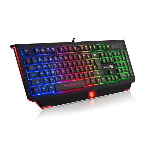 CONNECT IT BATTLE RNBW klávesnice pro hráče, vícebarevné podsvícení, USB