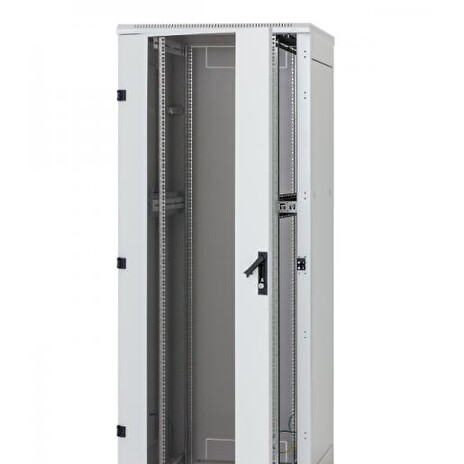 Rack Triton 19'' stojanový 45U/800x600 prosklené dveře, šedý