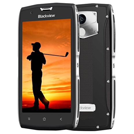 iGET Blackview GBV7000 Pro - stříbrný 5" IPS 1920x1080, OctaCore, Dual SIM,4GB+64GB,16 MPx+13 MPx,LTE, IP68, Android 7