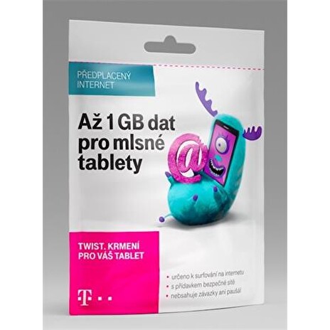 T-mobile Twist Online 1GB SIM karta s předplaceným internetem