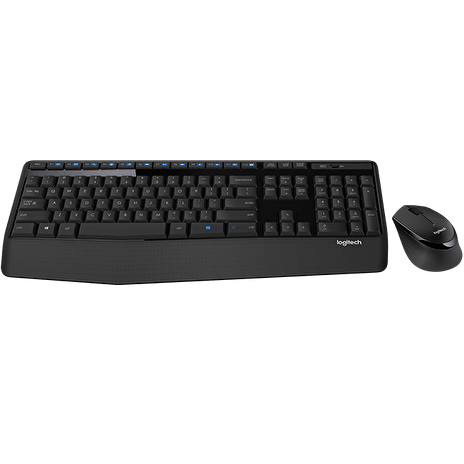 Logitech Wireless Combo MK345, CZ + SK, bezdrátová sada klávesnice a myši