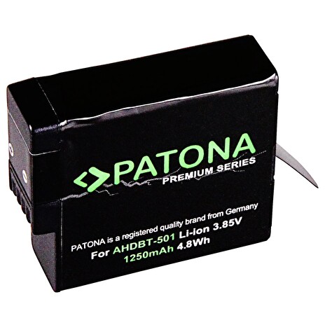 PATONA baterie pro videokameru GoPro Hero 5 AABAT-001 1250mAh Li-Ion Premium
