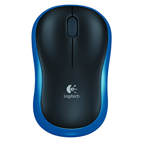 Logitech M185 - Myš - optický - bezdrátový - 2.4 GHz - bezdrátový přijímač USB - modrá