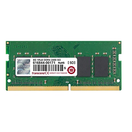 Transcend - DDR4 - 8 GB - SO-DIMM 260-pin - 2400 MHz / PC4-19200 - CL17 - 1.2 V - bez vyrovnávací paměti - bez ECC - pro HP EliteBook 840 G5, 840 G6, 840r G4