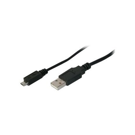 PremiumCord - Kabel USB - USB (M) do 5 pinů Micro-USB typ B (M) - 1 m - lisovaný - černá