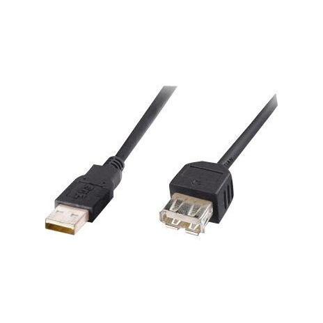PremiumCord - Prodlužovací šňůra USB - USB (M) do USB (F) - USB 2.0 - 5 m - černá