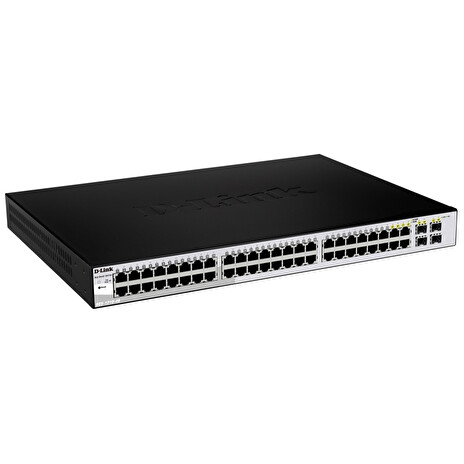 D-Link DGS-1210-48 Smart switch, 48x GbE, 4x RJ45/SFP, fanless