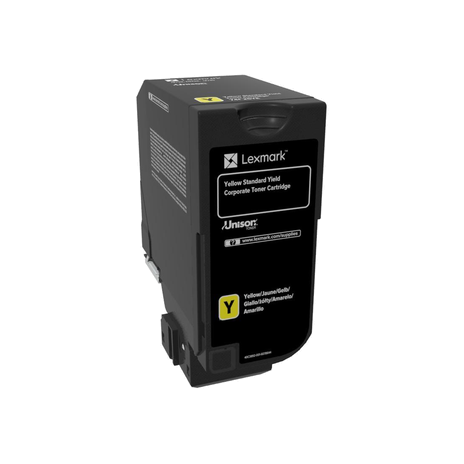 Lexmark - lutá - originál - kazeta s barvivem LCCP, Lexmark Corporate - pro Lexmark CS720de, CS720dte, CS725de, CS725dte, CX725de, CX725dhe, CX725dthe