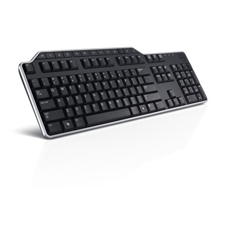 DELL Keyboard : US/Euro (QWERTY) Dell KB-522 Wired Business Multimedia USB KeyboardBlack (Kit) for Windows 8