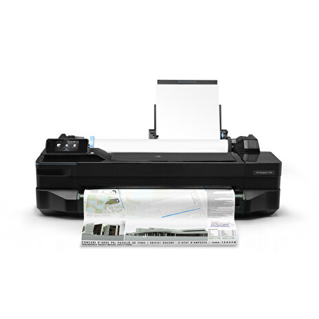 HP DesignJet T120 - 24" tisk na velký formát - barva - tryskový - Role (61 cm x 45,7 m) - 1200 x 1200 dpi - až 1.17 min/str. (mono) / až 1.17 min/str. (barevný) - USB 2.0, LAN, Wi-Fi