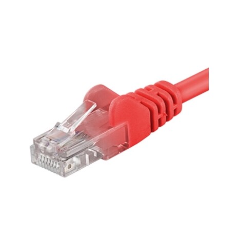 PREMIUMCORD Patch kabel UTP RJ45-RJ45 CAT5e 3m červená