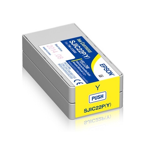 Epson SJIC22PY - inkoust yellow (žlutá) pro tiskárnyTM-C3500